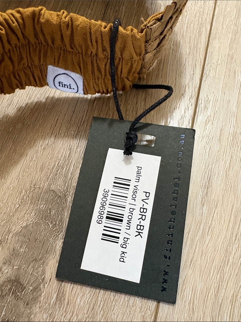 fini the label Palm visor - brown - Picture 2 of 4